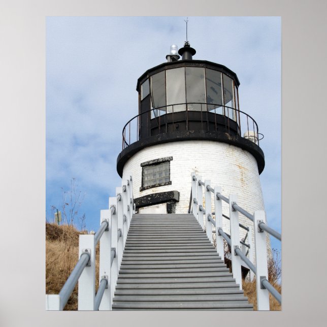 Poster Phare de Owls Head (Devant)
