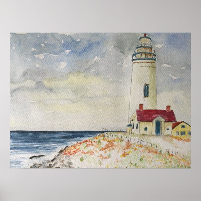 Poster Phare de Pigeon Point Calafonia (Devant)