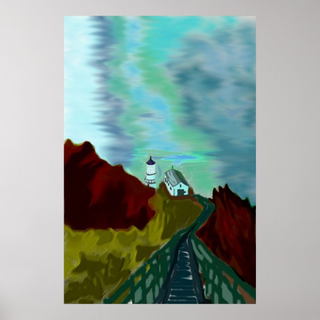 Poster Phare de Point Reyes (Devant)