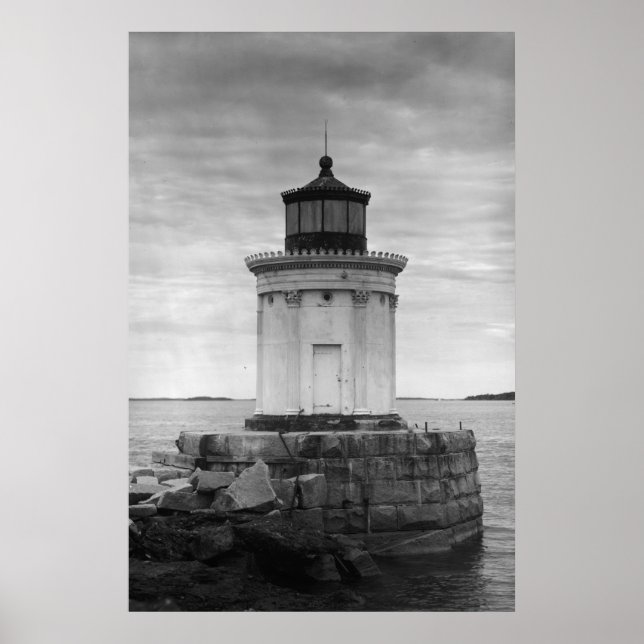 Poster Phare de Portland Breakwater (Devant)