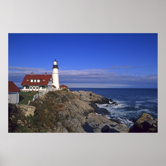 Poster Phare de Portland Head Maine (Devant)