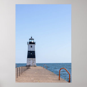 Poster Phare de Presque Isle North Pierhead