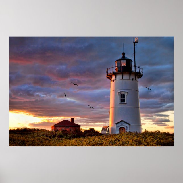 Poster Phare de Race Point (Devant)