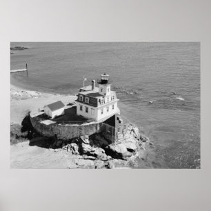 Poster Phare de rose Island