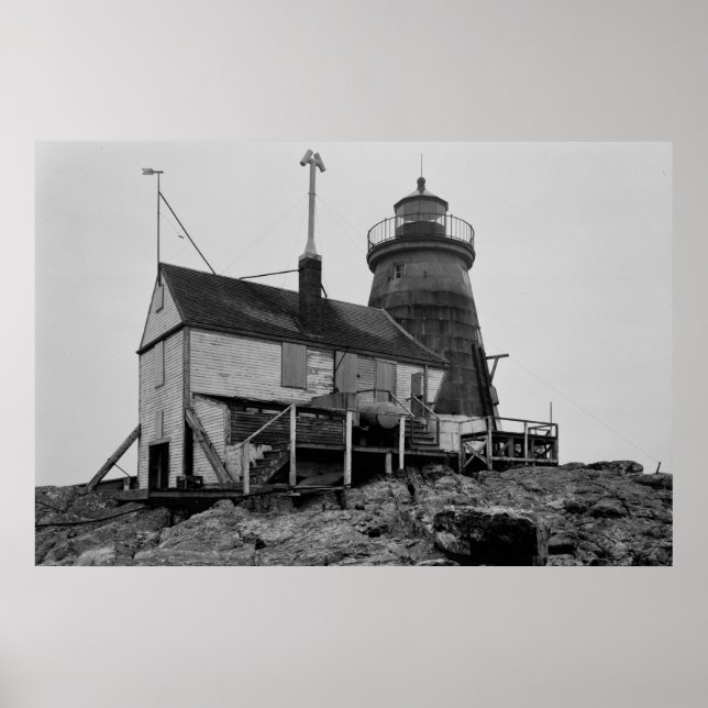 Poster Phare de Saddleback Ledge (Devant)