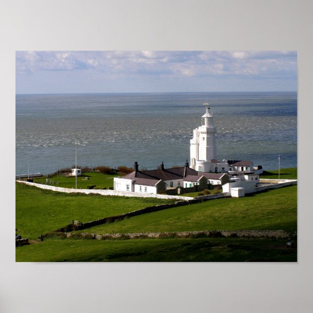 Poster Phare de Sainte-Catherine (Devant)