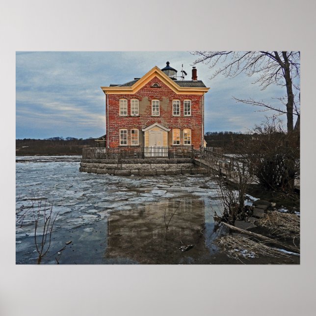 Poster Phare de Saugerties (Devant)