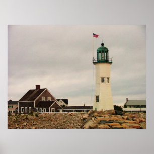 Poster phare de scituate