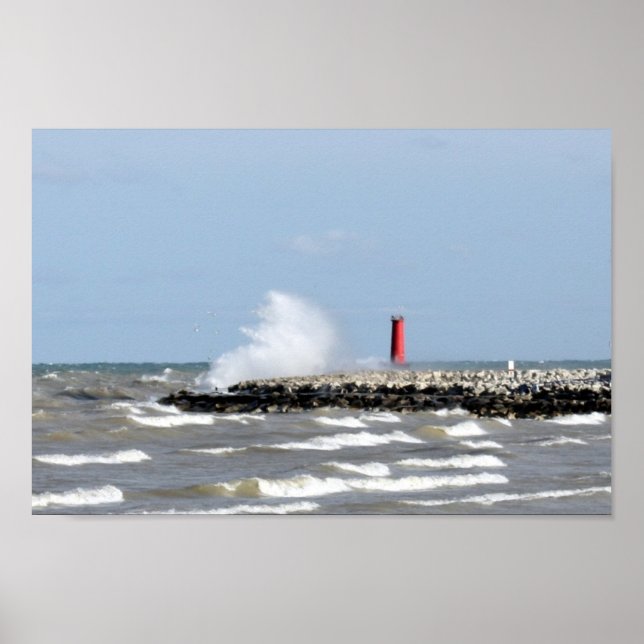 Poster Phare de Sheboygan (Devant)