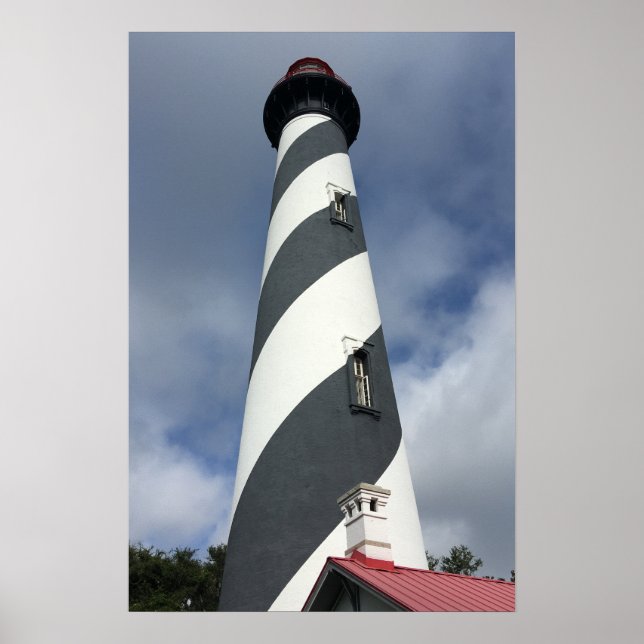 Poster Phare de St. Agustine vu d'en bas (Devant)