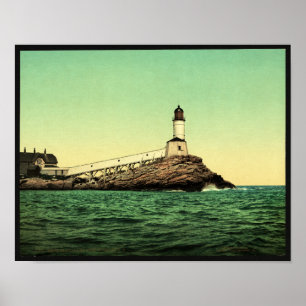 Poster Phare de White Island, Isles of Shoals, N.H.