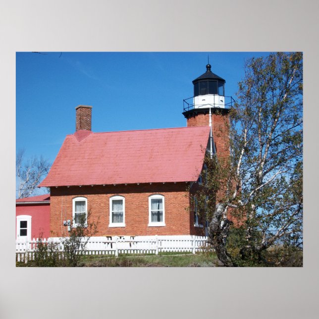 Poster Phare d'Eagle Harbour Photo (Devant)