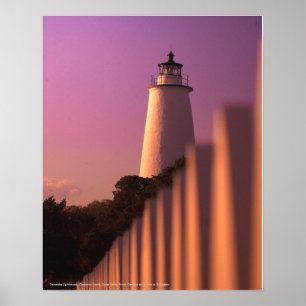 Poster Phare d'Ocracoke - Île d'Ocracoke