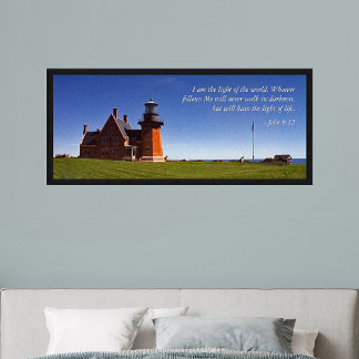 Poster Phare du bloc sud-est de l'île Block (avec mots))