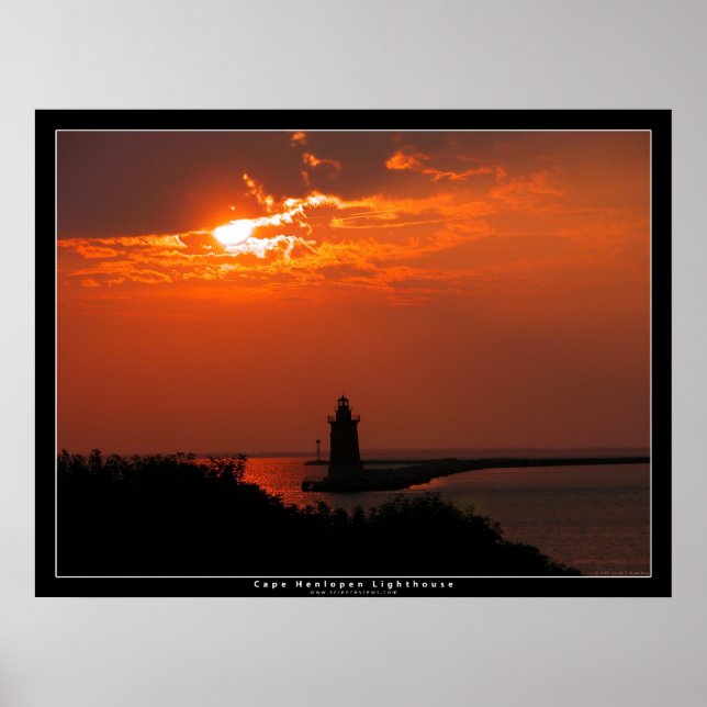 Poster Phare du Cap Henlopen (Devant)