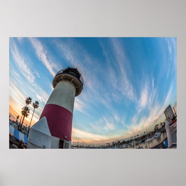 Poster Phare du port d'Oceanside (Devant)