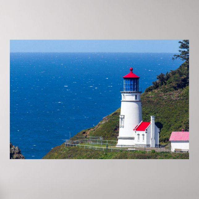 Poster Phare Heceta Head Près De Florence (Devant)
