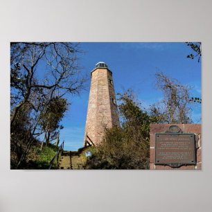 Poster Phare Old Cape Henry