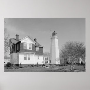Poster Phare Old Point Comfort