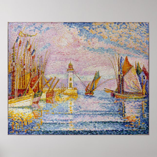 Poster Phare Paul Signac à Groix (Devant)