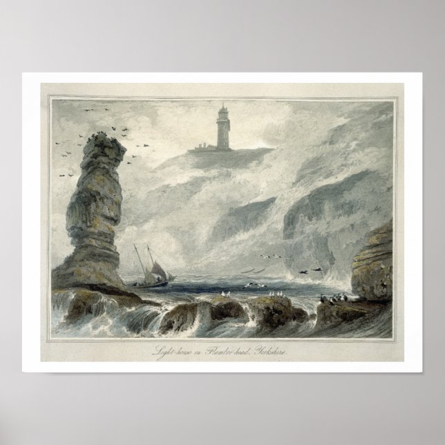 Poster Phare sur Flamborough Head, du volume VI de (Devant)