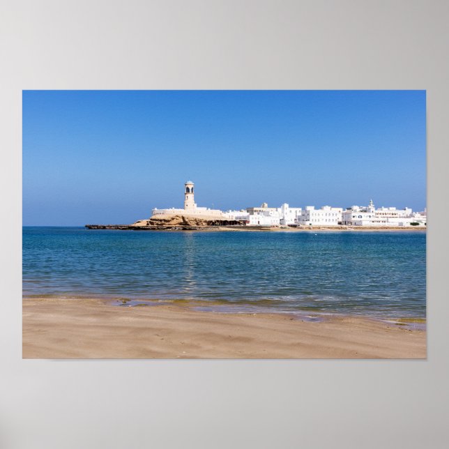Poster Phare Sur - Sur, Oman (Devant)