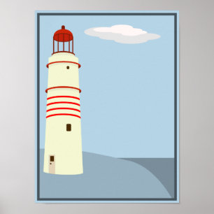 Poster Phare vintage
