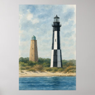 Poster Phares du cap Henry