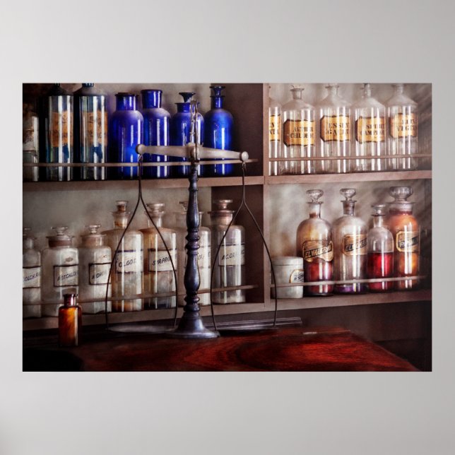 Poster Pharmacie - Apothecarius (Devant)