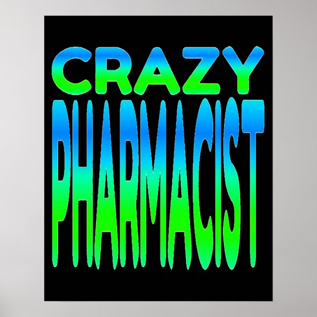 Poster Pharmacien fou (Devant)