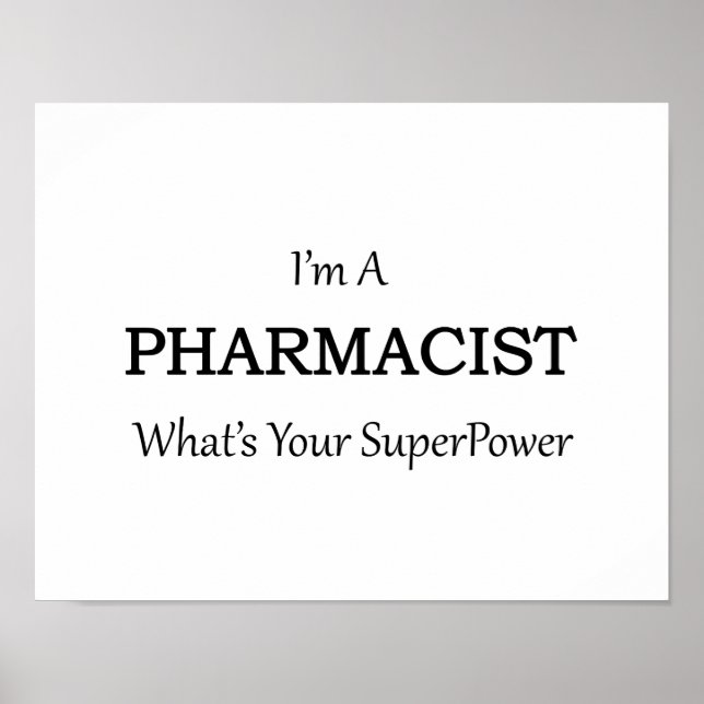 POSTER PHARMACISTE (Devant)