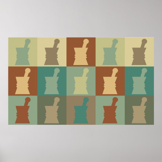 Poster Pharmacologie Pop Art (Devant)