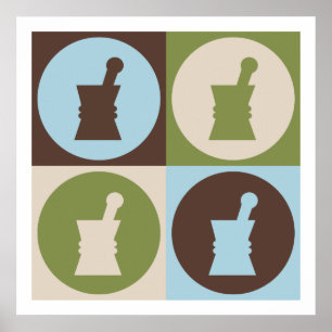 Poster Pharmacologie Pop Art