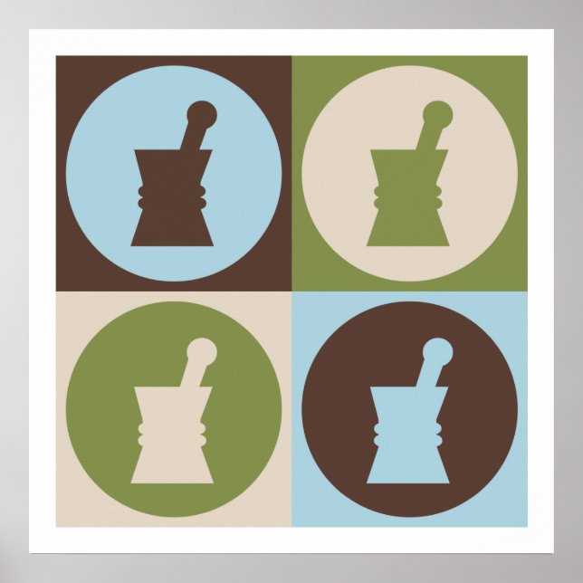 Poster Pharmacologie Pop Art (Devant)