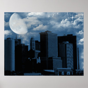 Poster Phase de la lune
