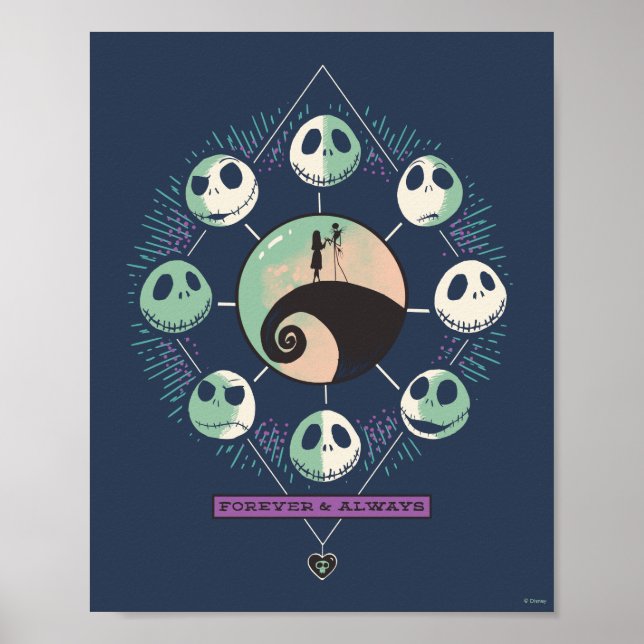 Poster Phases Jack & Sally Moon - Forever & Always (Devant)