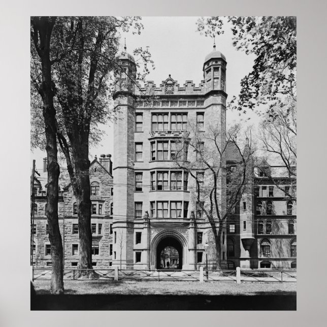 Poster Phelps Hall and Gateway (Université de Yale) (Devant)