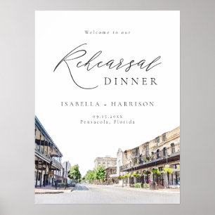 Poster PHILADELPHIA Skyline Destination Mariage Bienvenue