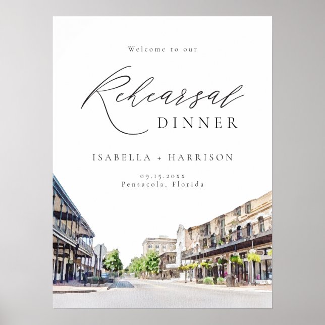 Poster PHILADELPHIA Skyline Destination Mariage Bienvenue (Devant)