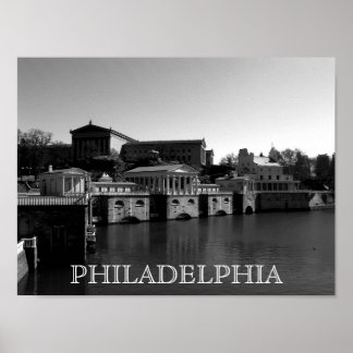 Poster Philadelphie Art Museum et Water Works