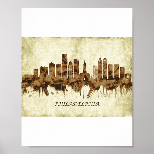 Poster Philadelphie Pennsylvanie (Devant)