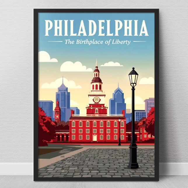 Poster Philadelphie vintage (Créateur téléchargé)