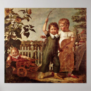 Poster Philipp Otto Runge - les enfants de Hulsenbeck