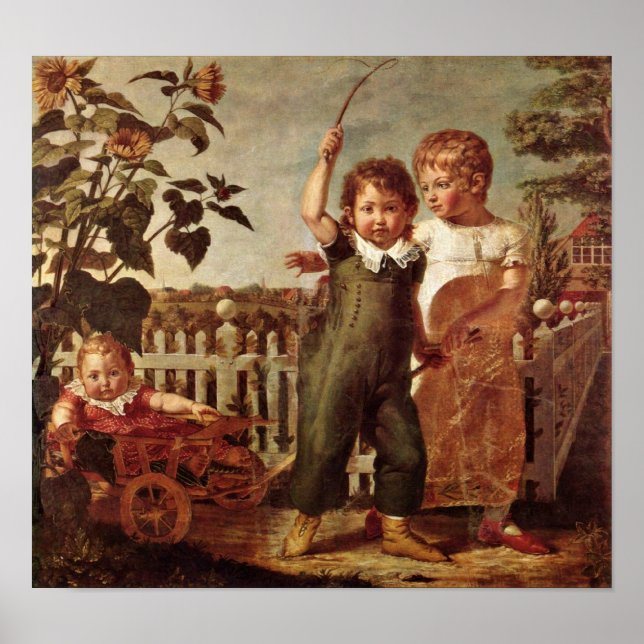 Poster Philipp Otto Runge - Les enfants Hulsenbeck (Devant)