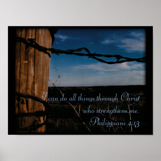 Poster - Philippians 4:13 (Front)