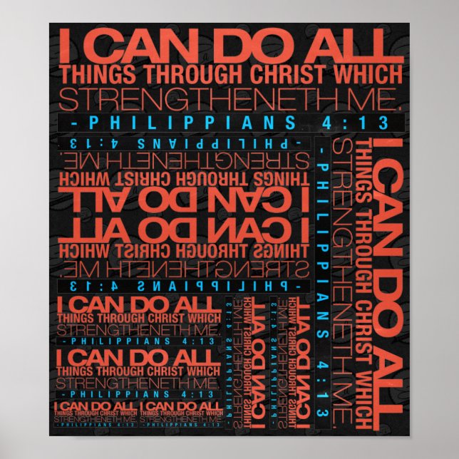 Poster Philippians 4:13 (Devant)
