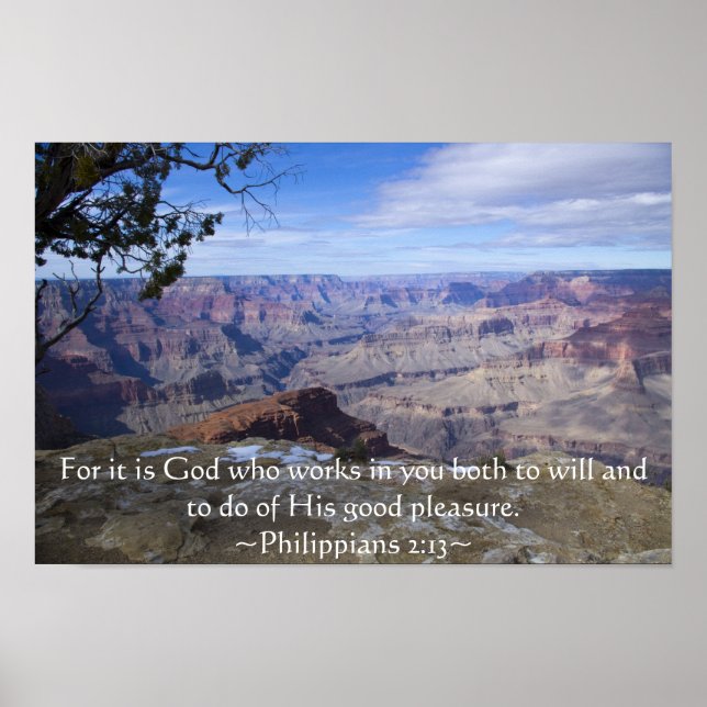Poster Philippiens 2:13 (Devant)