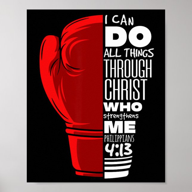 Poster Philippiens 413 Religious Boxing Funny Christian B (Devant)