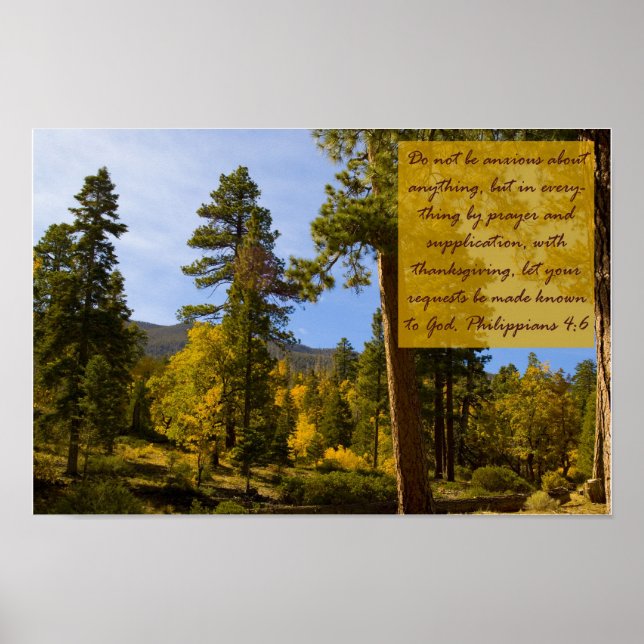Poster Philippiens 4:6 (Devant)