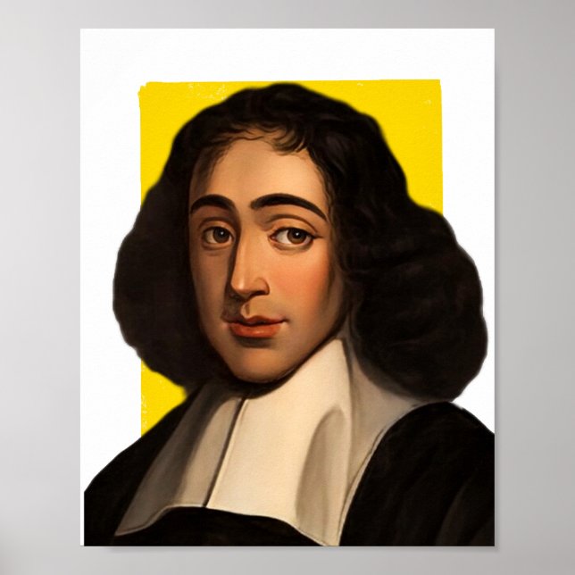 Poster Philosophe Baruch Spinoza (Devant)